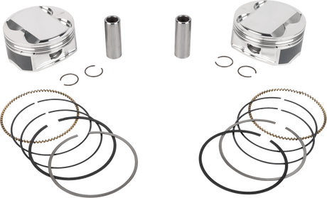 JE PISTONS Piston Kit - 4.075" Bore - 4.625" Stroke - 11.5:1 CR - 121" M8 400173