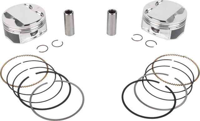 JE PISTONS Piston Kit - 4.075" Bore - 4.625" Stroke - 11.5:1 CR - 121" M8 400173