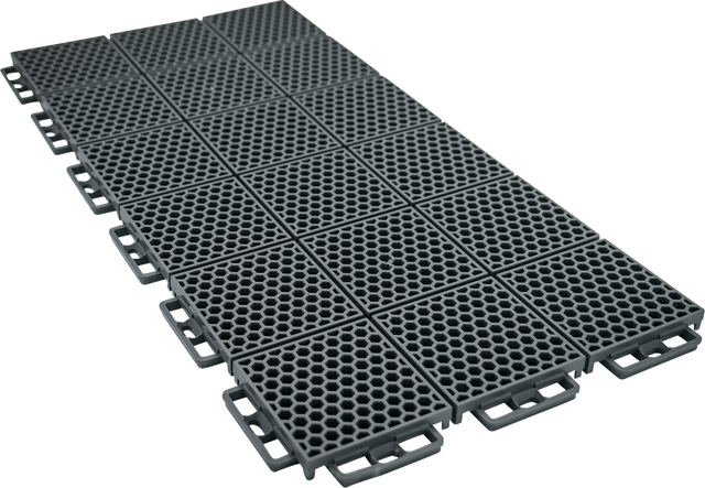 CALIBER ProTech Flooring - Smooth - Light Gray - 8 Piece 13610-10