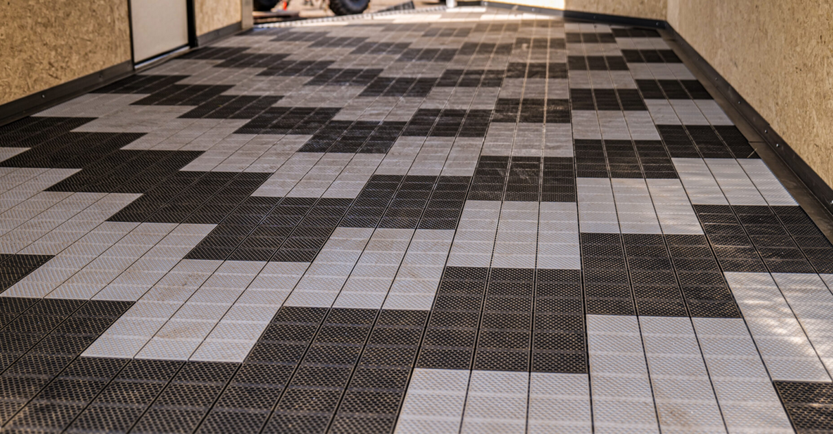 CALIBER ProTech Flooring - Smooth - Light Gray - 8 Piece 13610-10