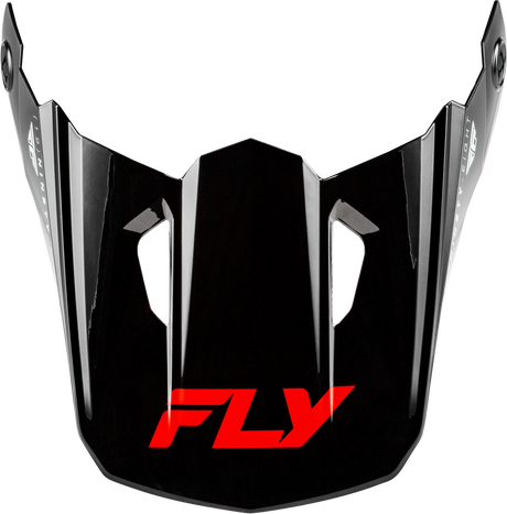 FLY Racing Kinetic Verdict Helmet Visor Black/Red/White for Off-Road Motorcycles - Size XS