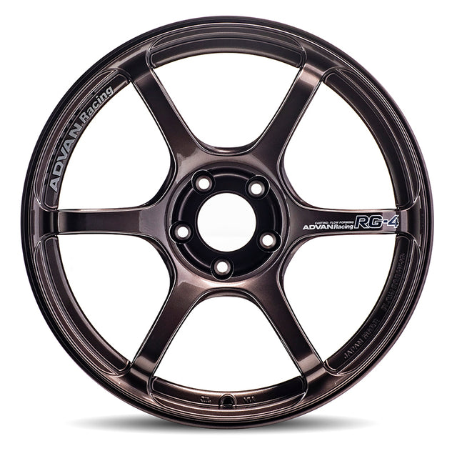 Advan RG-4 18x9.5 +45 Racing Copper Bronze Wheel for Honda Accord, Subaru WRX, Mazda 6, Toyota Camry, and More - Part YA48J45ECB