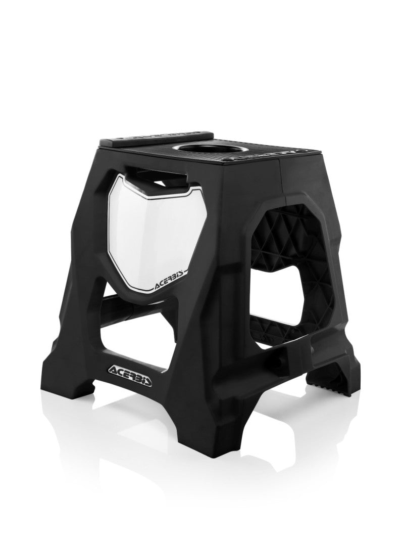 Acerbis Bike Stand 711 for Powersports Vehicles - Black, Fits Off-Road Motorcycles and Dirt Bikes