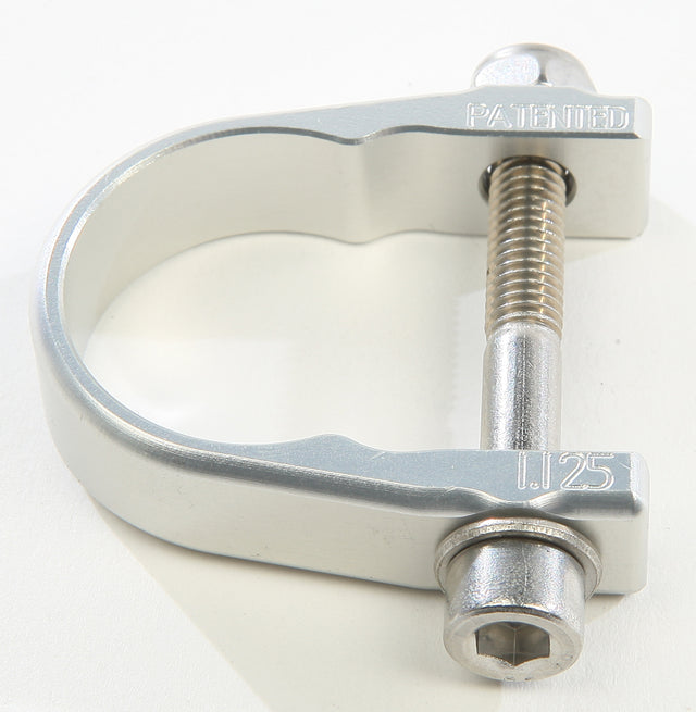 AXIA 1.125-Inch Silver Strap Clamp for ATV/UTV Roll Cages, Part Number MODCL1.125-C