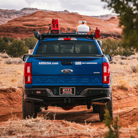ARB Summit Rear Bumper for 2019-2022 Ford Ranger with OE Towbar – Black Steel