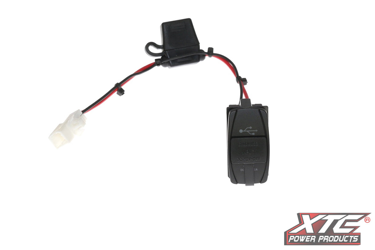 XTC Power Products Plug N Play Dual USB Power Adapter for Can-Am Maverick X3 Turbo (2017-2019)