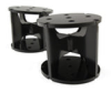 Air Lift Universal Angled Air Spring Spacer - 4 Inch Lift for Lifted Trucks