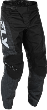 Fly Racing F 16 Pants Black/White Size 28 – Durable and Flexible Motorcycle Riding Pants with Mesh Liner for Off-Road and Motocross