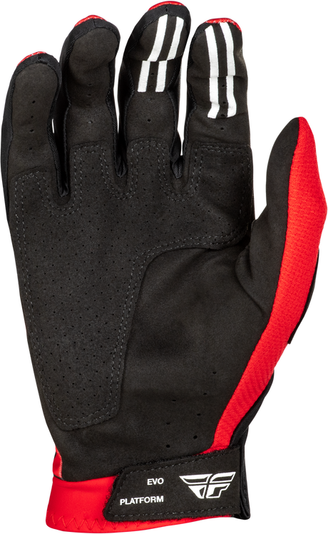 Fly Racing Evolution DST Gloves for Motorcycle – Red/White/Black, Medium
