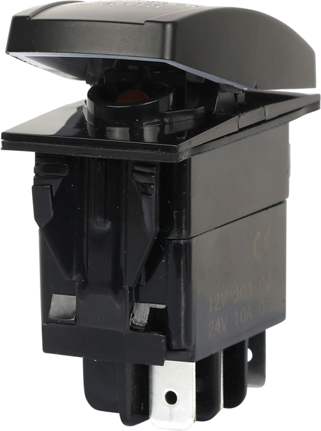 OPEN TRAIL SM106-024 UnderGlow Lighting LED Switch with Dual Amber Illumination for Jeep, Truck, SUV