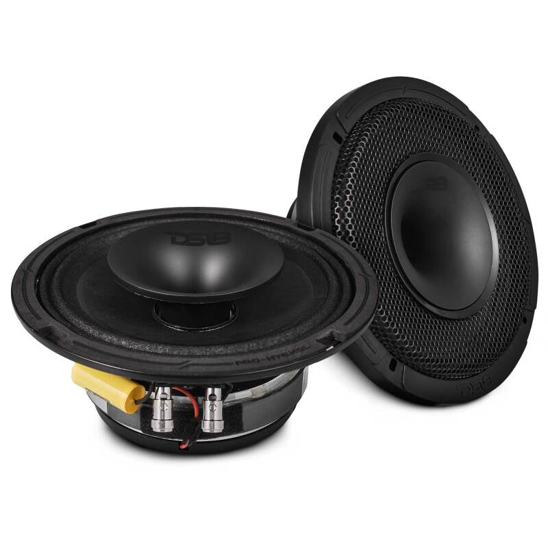 DS18 PRO-HY6MSL 6.5-inch 150W RMS 8 Ohm Mid-Range Loudspeaker for Car Audio with Shallow Grill