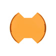 KC HiLiTES SlimLite 8in. LED Light Shield (Shield Only) - Amber