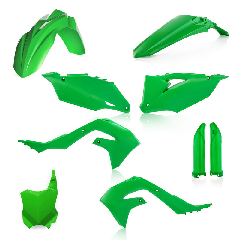 Acerbis 21+ Kawasaki KX250, KX250X/19-23, KX450 Full Plastic Kit - Green