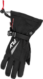 Fly Racing Title Heated Gauntlet Gloves in Black – Youth Large for Motorcycle and ATV Riders