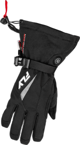 Fly Racing Title Heated Gauntlet Gloves Black - Model 476-29414X for Motorcycle & ATV