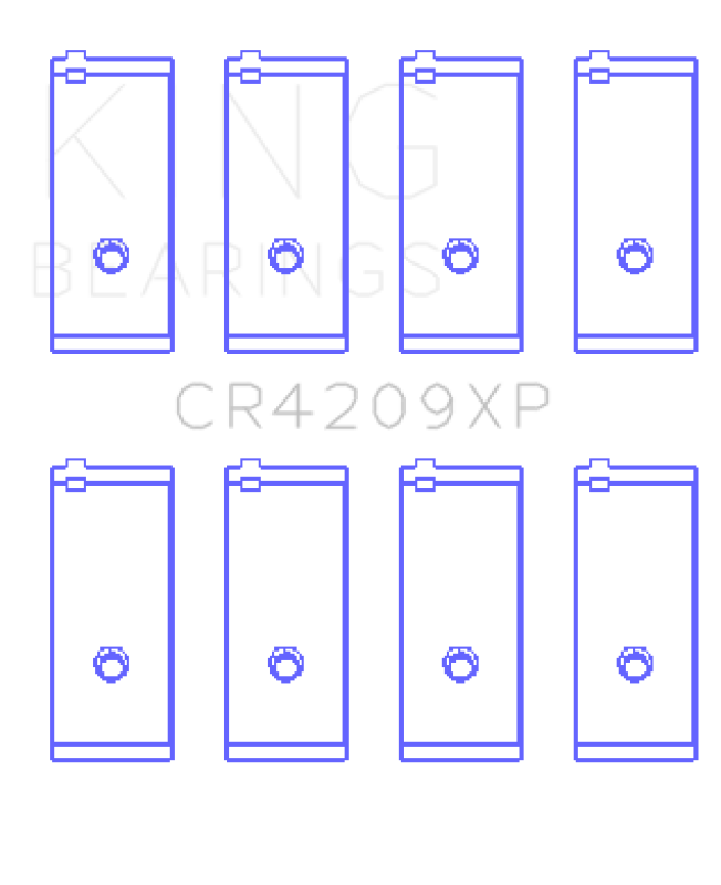 King Engine Bearings Toyota 3SGTE (Size 0.25mm) Performance Rod Bearing Set