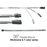 XK GLOW 36-inch Flex LED Strip with Multi-Color LEDs — Universal Fit for 2nd Generation XK Chrome & 7 Color Series Vehicles