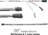 XK GLOW 36-inch Flex LED Strip with Multi-Color LEDs — Universal Fit for 2nd Generation XK Chrome & 7 Color Series Vehicles