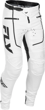 Fly Racing Rayce Bicycle Pants for BMX and MTB - Size 38, White/Black