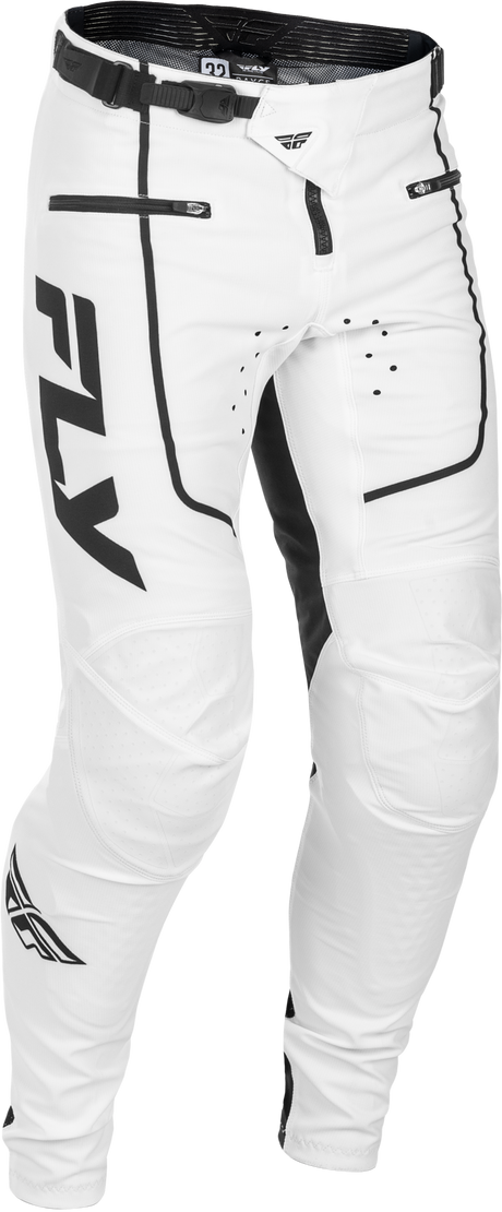 Fly Racing Youth Rayce Bicycle Pants for BMX and MTB - Size 26, White/Black