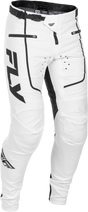 Fly Racing Rayce Bicycle Pants White/Black Size 30 for BMX and Mountain Biking