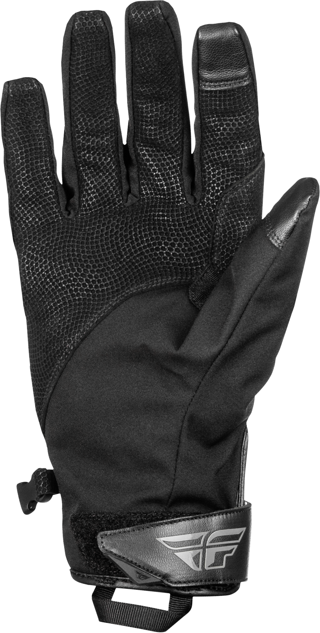Fly Racing Title Long Gloves Grey/Black 3X with Weatherproof and Heated Features for ATV and Motorcycle