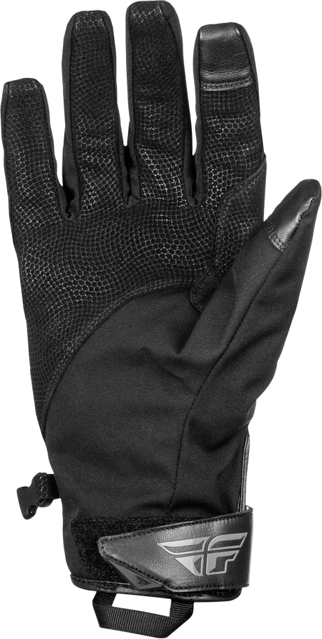 Fly Racing Title Long Gloves Grey/Black 3X with Weatherproof and Heated Features for ATV and Motorcycle