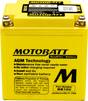 Motobatt MB10U Quadflex Sealed AGM Battery for Motorcycle and Powersports Vehicles