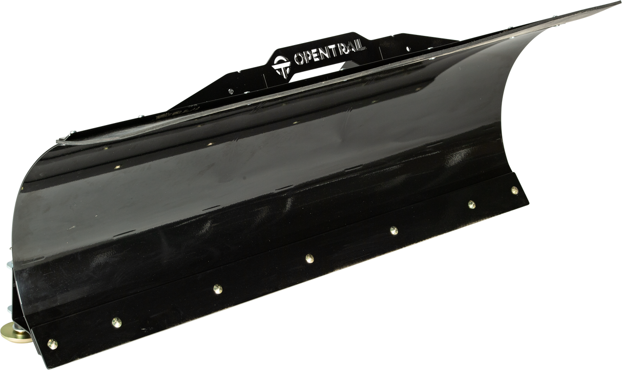 Open Trail 48-Inch Straight Blade Snow Plow for Pickup Trucks – Durable 11-Gauge Steel with Black Powder Coat