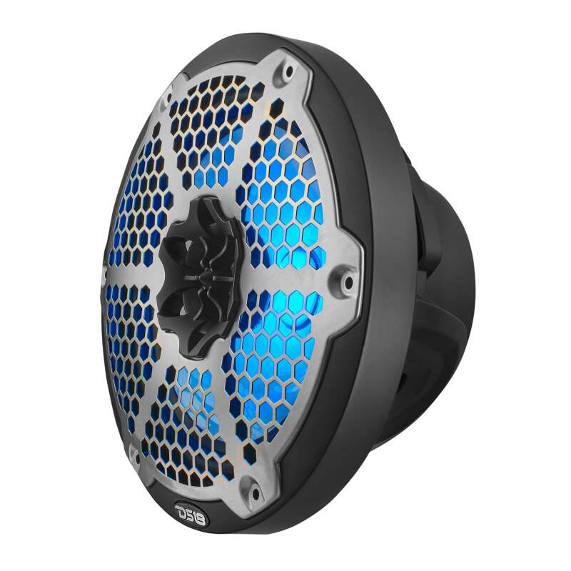 DS18 NXL-M Series 8-Inch Marine and Powersports Speaker with RGB LED Lights - Black