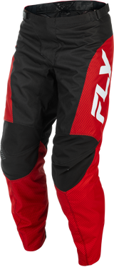 Fly Racing F 16 Pants for Motocross - Red/Black/White, Size 30 - Durable and Comfortable Riding Gear