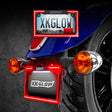 XK GLOW XK034018-W License Plate Frame Light with Turn Signal for Select Vehicles