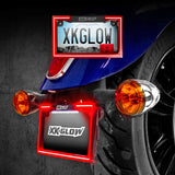 XK GLOW XK034018-W License Plate Frame Light with Turn Signal for Select Vehicles