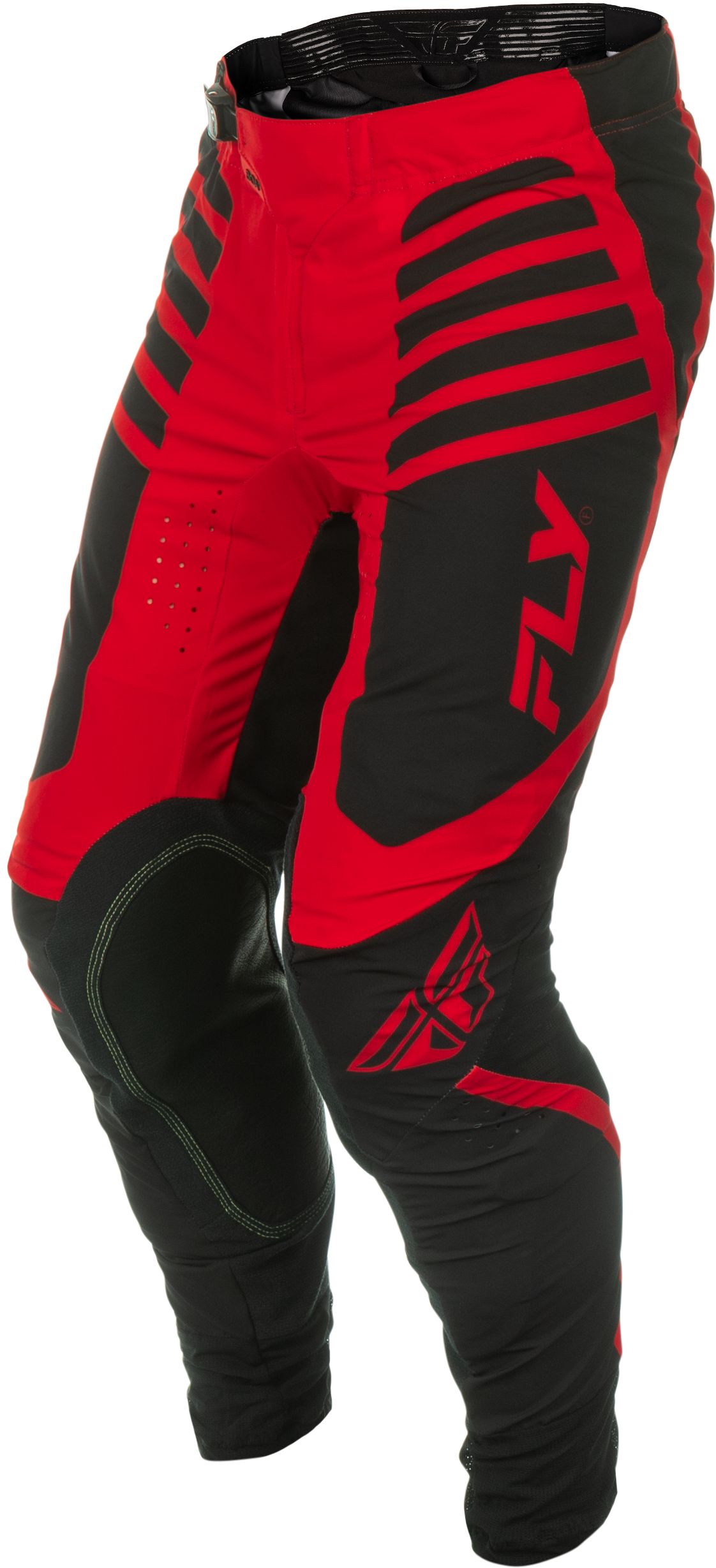 Fly Racing Lite Pants Black/Red Size 32 – Lightweight Motorcycle Riding Pants with Mesh Panels and BOA® Fit System for Men and Women