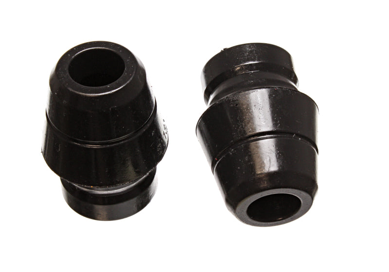 Energy Suspension 2.9101G Front Bump Stop Set for 1988-1994 Jeep Wrangler YJ/TJ - Black Performance Polyurethane