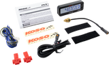 KOSO Pro 1 RPM and Temperature Meter with Vehicle Compatibility for ATVs, Motorcycles, and Personal Watercraft