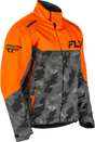 Fly Racing SNX Pro Jacket Orange/Black Medium – Snowmobile & Winter Sports Outerwear for Men