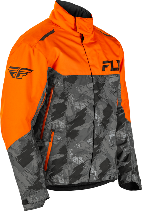Fly Racing Snx Pro Jacket Orange/Black for Adult Snowmobile & Off-Road Vehicles