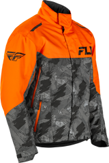 Fly Racing Snx Pro Jacket Orange/Black 3X - Adult Snowmobile Jacket with Weatherproof Technology for Arctic and Mountain Vehicles