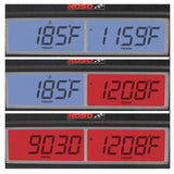 KOSO BA006010-X Dual EGT, RPM, and Water Temperature Gauge for Chevrolet Silverado 1500, Ford F-150, Dodge Ram 1500, Toyota Tundra (Fits 2007-2021)