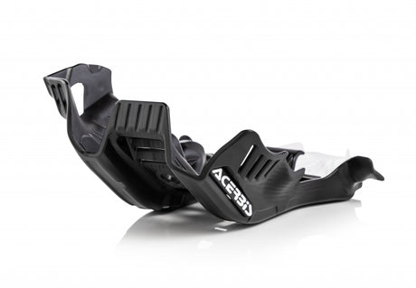 Acerbis 2736361007 PowerSports Skid Plate for KTM, Husqvarna, GasGas 250-300 SX/TC/TX/XC/MC/EX (Black/White)