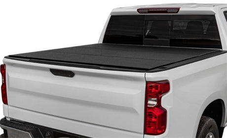 Access LOMAX Tri-Fold Hard Tonneau Cover for 2022-2023 Toyota Tundra 5' 6" Bed with Deck Rail, Urethane Finish