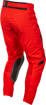 Fly Racing Kinetic Center Pants Red/Black Size 34 – Durable Ventilated Motorcycle Riding Pants with BOA Fit System