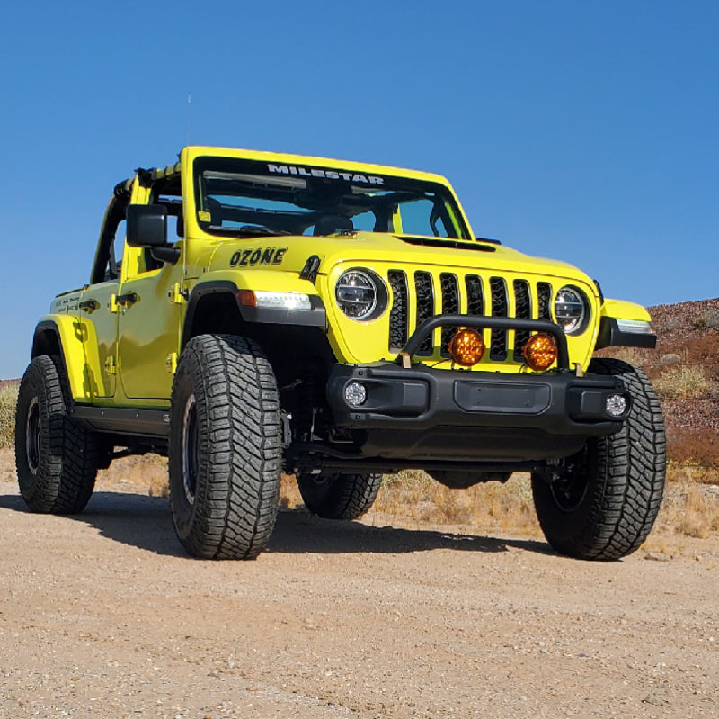 Nacho Offroad Technology Jeep JL/JT 3-Piece Modular Bumper Quatro Fog Mount - Enhanced Lighting Accessory