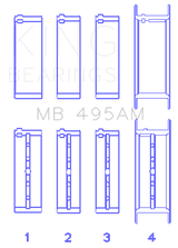 King Infiniti/Nissan 181CI 3.0L VG30DE/TT V6/122CI 2.0L VG20DET V6 (Size +0.50) Main Bearing Set