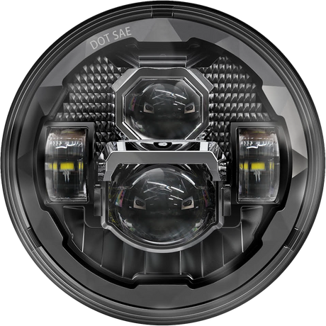 Pathfinder UV7B 7-Inch Rugged Ultra View LED Headlight for Trucks and SUVs