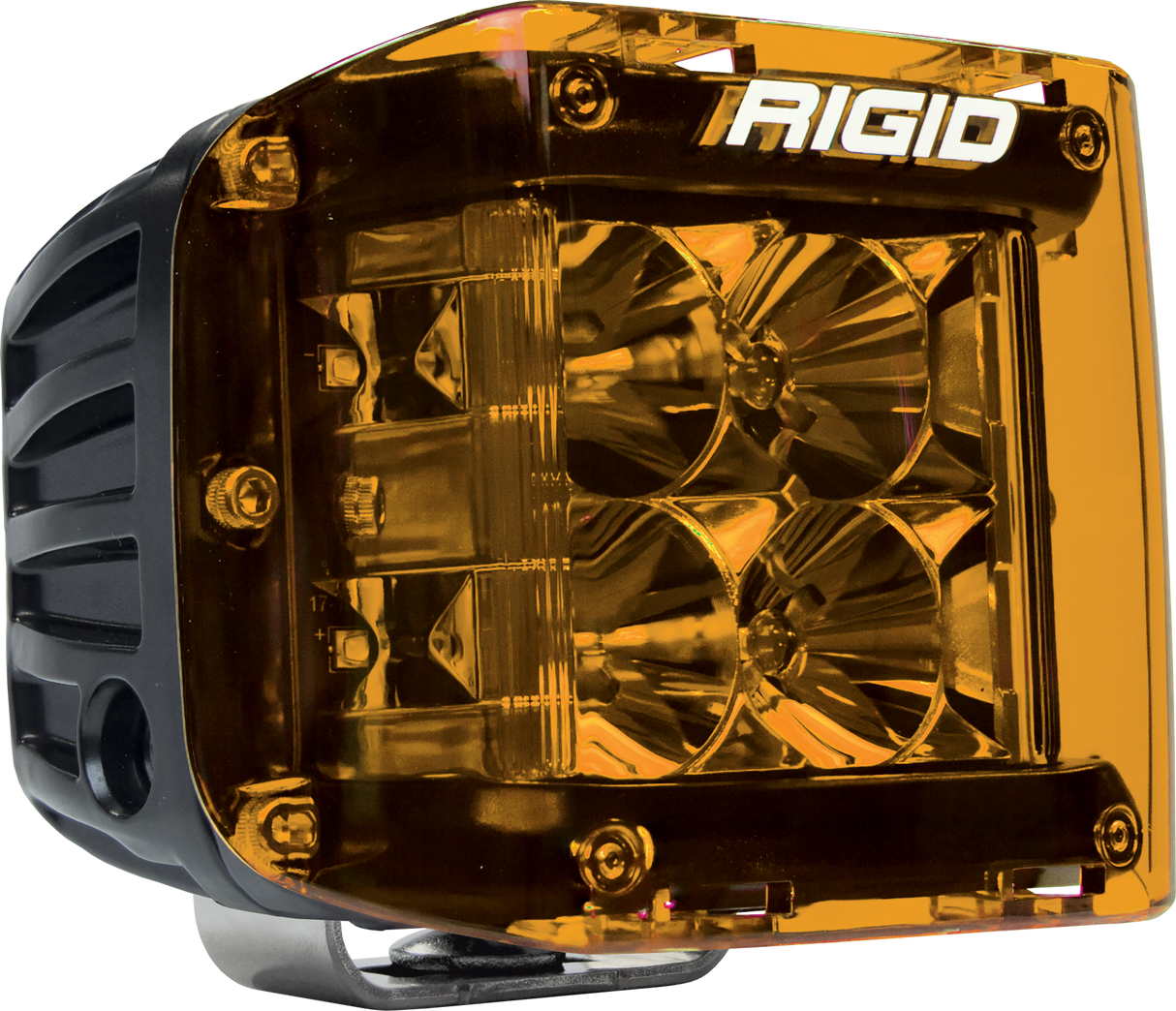 RIGID Light Cover D SS Series EA Amber - Fits Chevrolet Silverado 1500, Ford F-150, Ram 1500