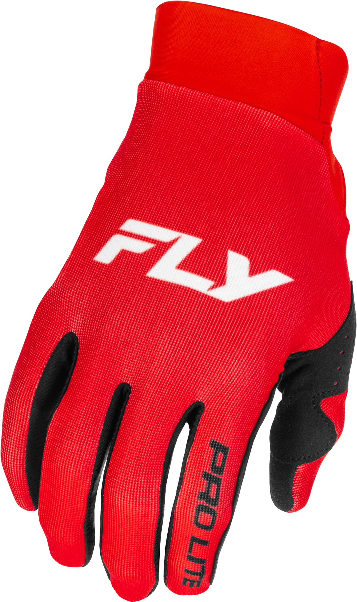 Fly Racing Pro Lite Gloves Red/White for Motocross and ATV Riders