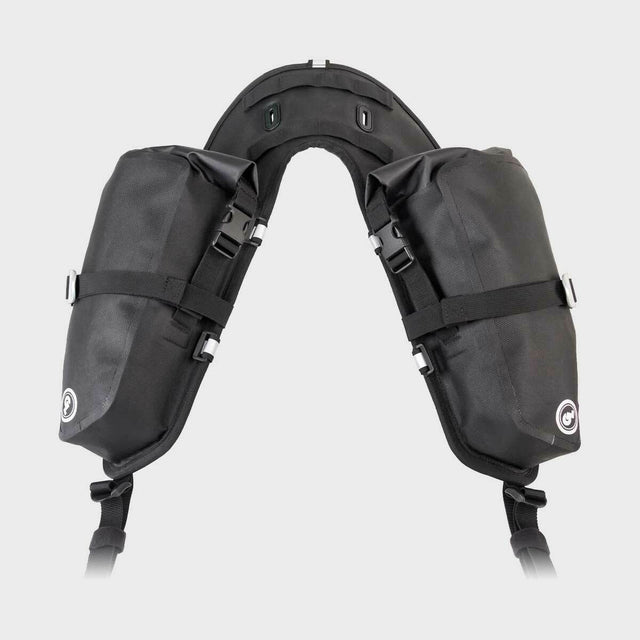 GIANT LOOP Mojavi Saddlebag 12L Black for Harley-Davidson Touring, Honda Gold Wing, and Kawasaki Concours