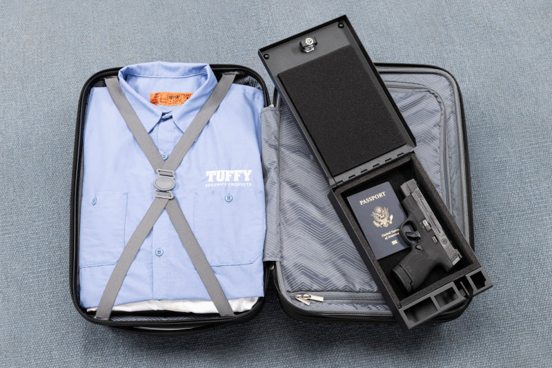 Tuffy Products Portable Safe with Security Cable – Black, Model 303-01